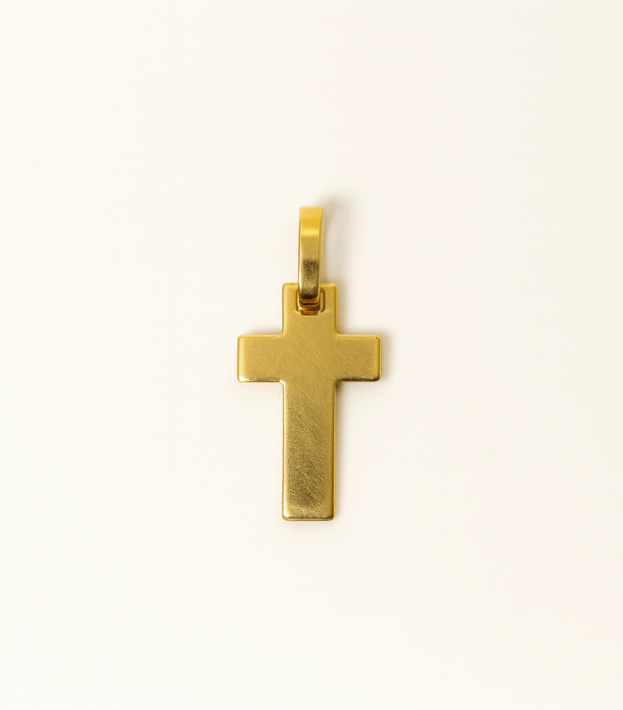 Dije Cruz Plana Minimal