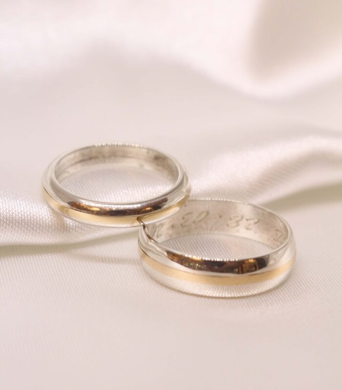 Alianza Clásica Italiana de Plata y Oro 18kts