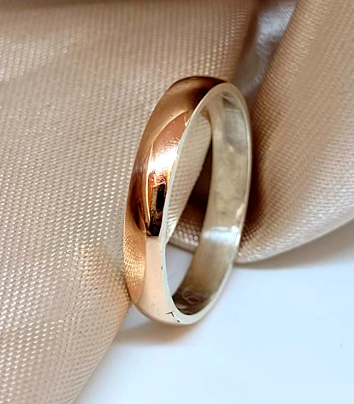 Alianza Media Caña de Plata y Oro 14kts