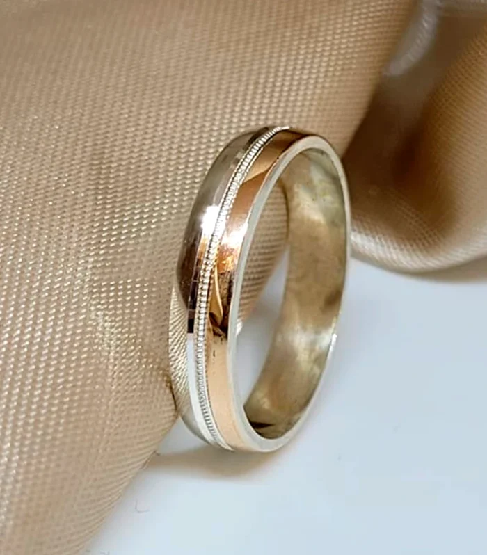 Alianza Combinada con Línea Central de Plata y Oro 14kts