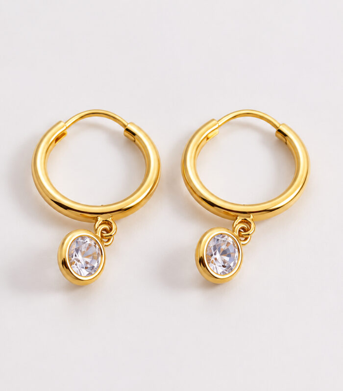 Argollas Drop Glow 1,1cm