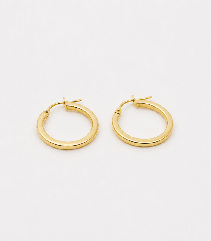 Argollas Chubby Flat Italianas 1,6cm